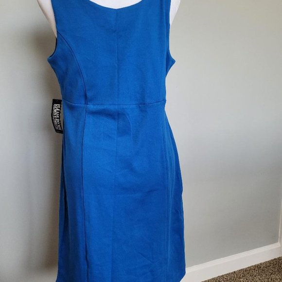 New York & Company Blue Sleeveless Dress - Picture 2 of 5